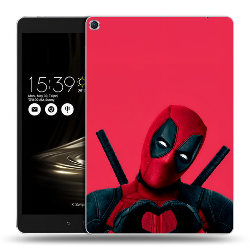 Силиконовый чехол на ASUS ZenPad 3S 10 с принтом Дедпул Deadpool Силиконовый чехол на ASUS ZenPad 3S 10 с принтом Дедпул Deadpool