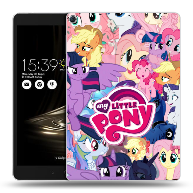 Силиконовый чехол на ASUS ZenPad 3S 10 с принтом My little pony Дружба чудо Силиконовый чехол на ASUS ZenPad 3S 10 с принтом My little pony Дружба чудо