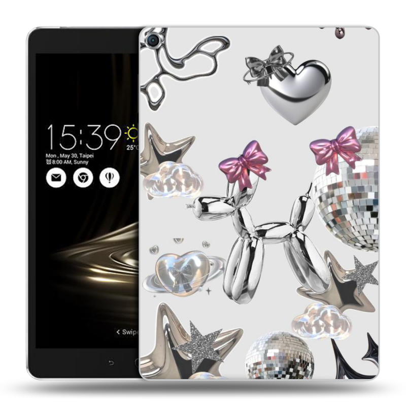 Силиконовый чехол на ASUS ZenPad 3S 10 с принтом Y2K Силиконовый чехол на ASUS ZenPad 3S 10 с принтом Y2K
