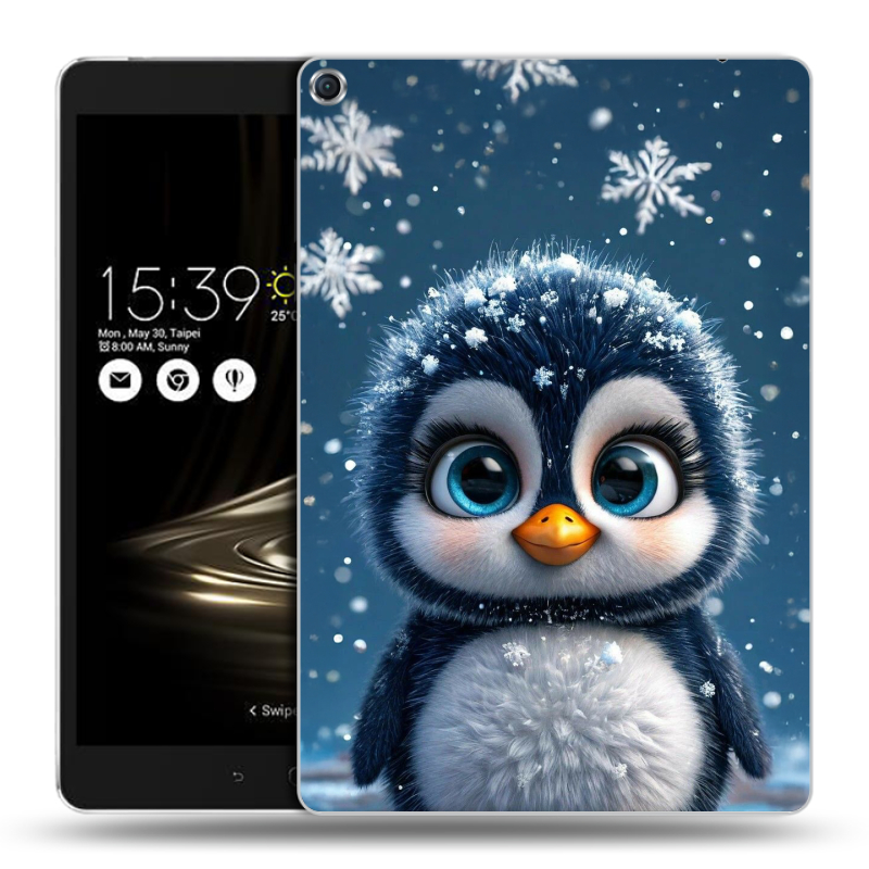 Силиконовый чехол на ASUS ZenPad 3S 10 с принтом Новый год Силиконовый чехол на ASUS ZenPad 3S 10 с принтом Новый год