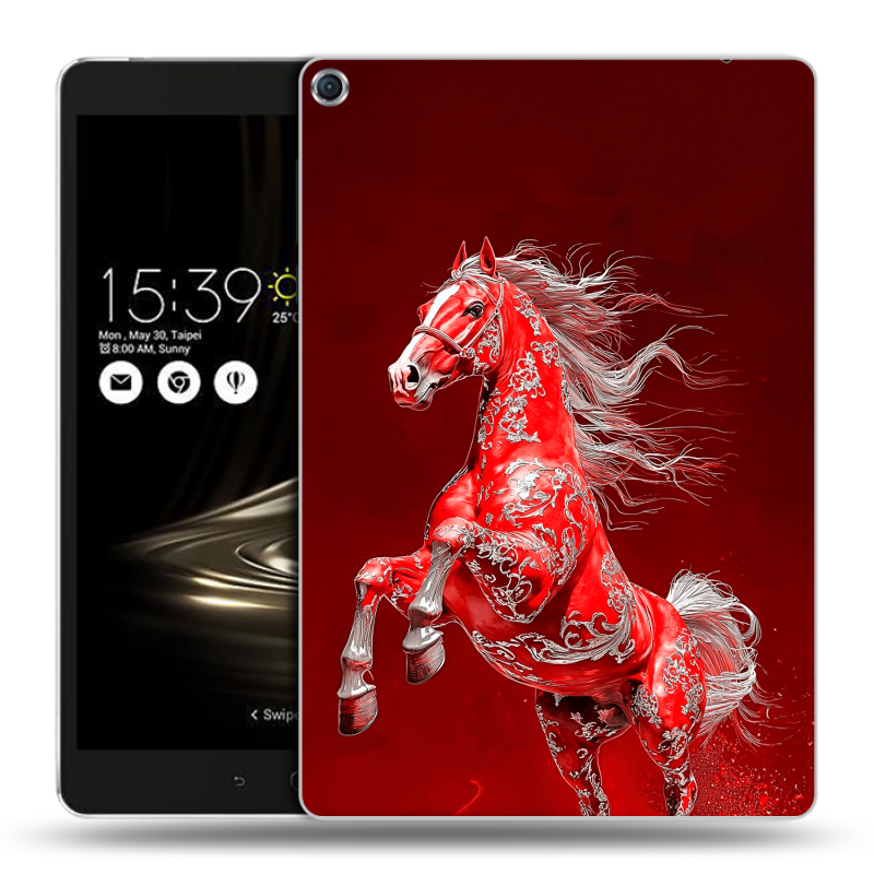Силиконовый чехол на ASUS ZenPad 3S 10 с принтом Новый год Силиконовый чехол на ASUS ZenPad 3S 10 с принтом Новый год