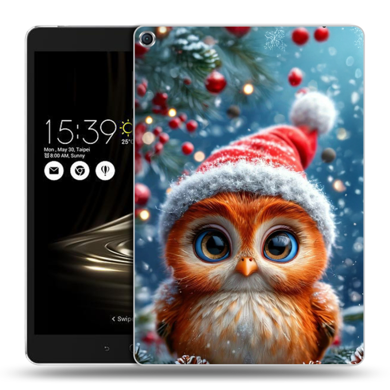 Силиконовый чехол на ASUS ZenPad 3S 10 с принтом Новый год Силиконовый чехол на ASUS ZenPad 3S 10 с принтом Новый год