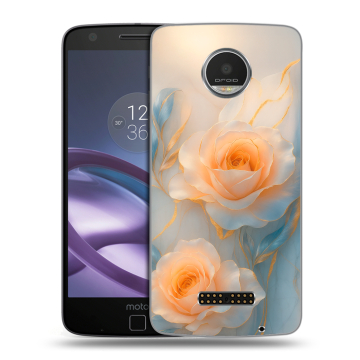 Пластиковый чехол на Lenovo Moto Z Play с принтом Женский