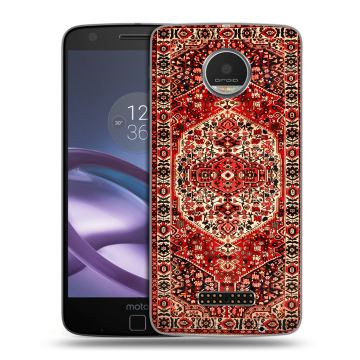 Пластиковый чехол на Lenovo Moto Z Play с принтом Ковер