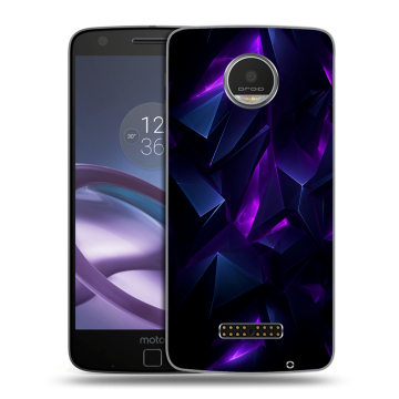Пластиковый чехол на Lenovo Moto Z Play с принтом Абстракиция