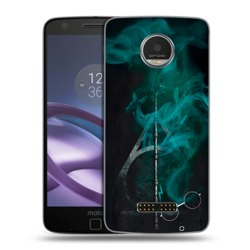 Пластиковый чехол на Lenovo Moto Z Play с принтом Гарри Поттер Harry Potter