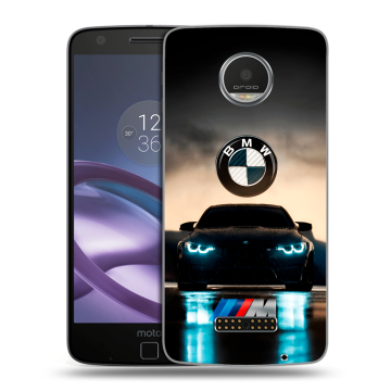 Пластиковый чехол на Lenovo Moto Z Play с принтом БМВ BMW Пластиковый чехол на Lenovo Moto Z Play с принтом БМВ BMW