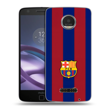 Пластиковый чехол на Lenovo Moto Z Play с принтом Барселона Barcelona