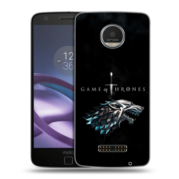 Пластиковый чехол на Lenovo Moto Z Play с принтом Игра Престолов Game Thrones