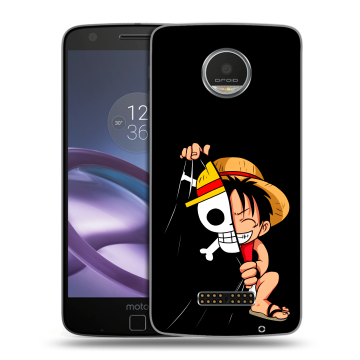 Пластиковый чехол на Lenovo Moto Z Play с принтом One Piece Ван Пис Пластиковый чехол на Lenovo Moto Z Play с принтом One Piece Ван Пис