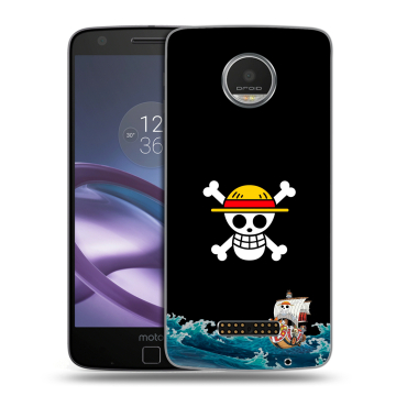 Пластиковый чехол на Lenovo Moto Z Play с принтом One Piece Ван Пис