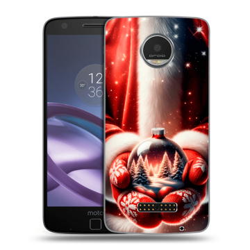 Пластиковый чехол на Lenovo Moto Z Play с принтом Новый год Пластиковый чехол на Lenovo Moto Z Play с принтом Новый год