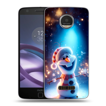 Пластиковый чехол на Lenovo Moto Z Play с принтом Новый год Пластиковый чехол на Lenovo Moto Z Play с принтом Новый год