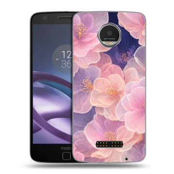 Пластиковый чехол на Lenovo Moto Z Play с принтом женский Пластиковый чехол на Lenovo Moto Z Play с принтом женский