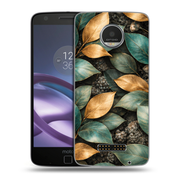 Пластиковый чехол на Lenovo Moto Z Play с принтом женский