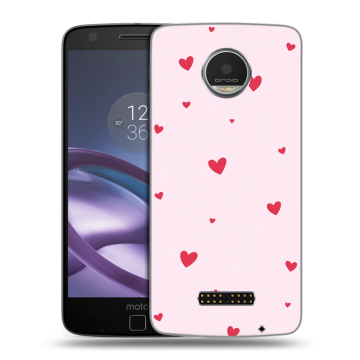 Пластиковый чехол на Lenovo Moto Z Play с принтом для девочек
