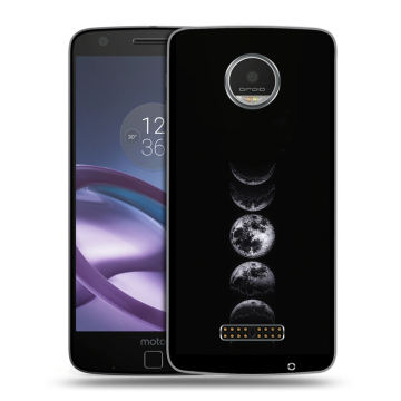 Пластиковый чехол на Lenovo Moto Z Play с принтом женский