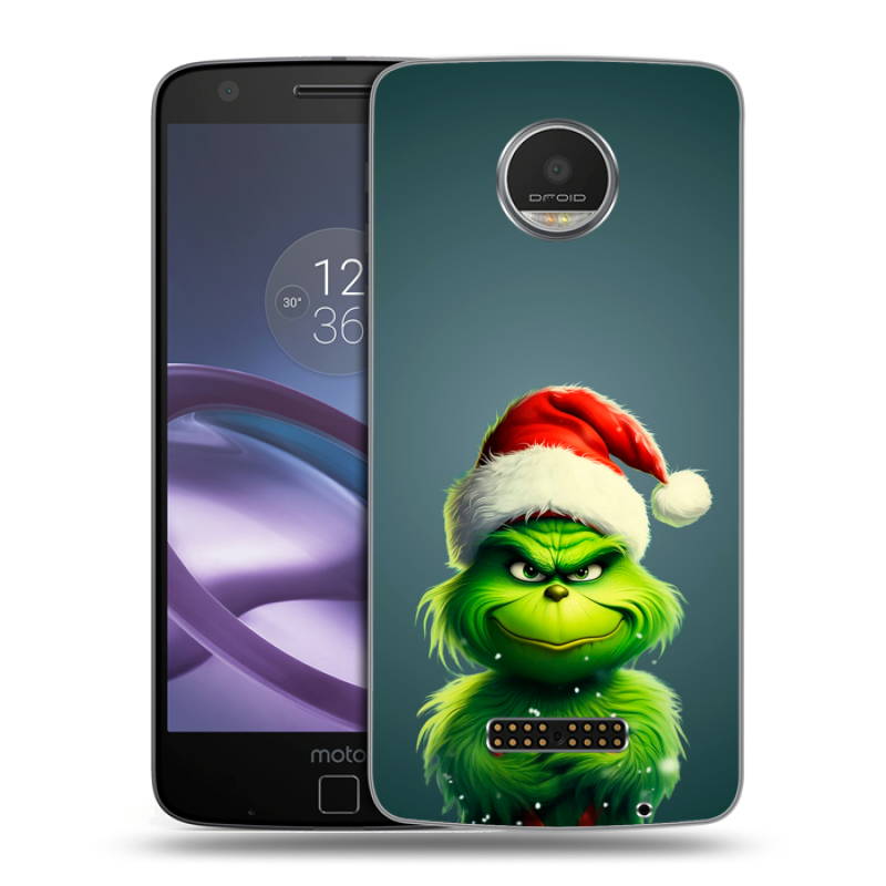 Пластиковый чехол на Lenovo Moto Z Play с принтом Новый год Пластиковый чехол на Lenovo Moto Z Play с принтом Новый год