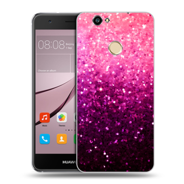 Силиконовый противоударный чехол на Huawei Nova с принтом Блестки Силиконовый противоударный чехол на Huawei Nova с принтом Блестки