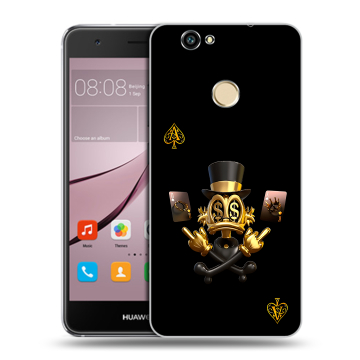 Силиконовый противоударный чехол на Huawei Nova с принтом Золотой скрудж макдак Силиконовый противоударный чехол на Huawei Nova с принтом Золотой скрудж макдак