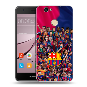 Силиконовый противоударный чехол на Huawei Nova с принтом Барселона Barcelona Силиконовый противоударный чехол на Huawei Nova с принтом Барселона Barcelona