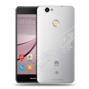Силиконовый противоударный чехол на Huawei Nova с принтом Сотворение мира Силиконовый противоударный чехол на Huawei Nova с принтом Сотворение мира
