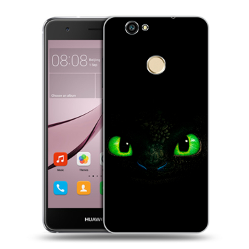Силиконовый противоударный чехол на Huawei Nova с принтом Как приручить дракона