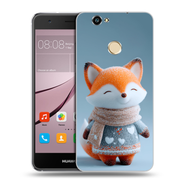 Силиконовый противоударный чехол на Huawei Nova с принтом Лиса Силиконовый противоударный чехол на Huawei Nova с принтом Лиса