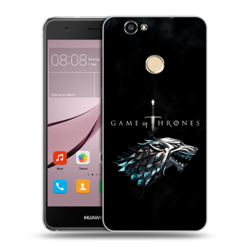 Силиконовый противоударный чехол на Huawei Nova с принтом Игра Престолов Game Thrones