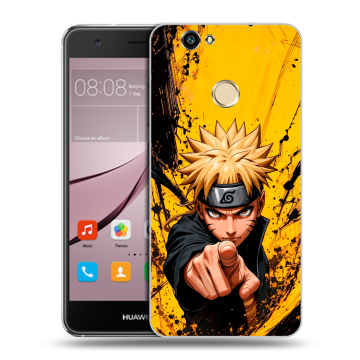 Силиконовый противоударный чехол на Huawei Nova с принтом Naruto Наруто