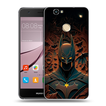 Силиконовый противоударный чехол на Huawei Nova с принтом Batman Бэтмен