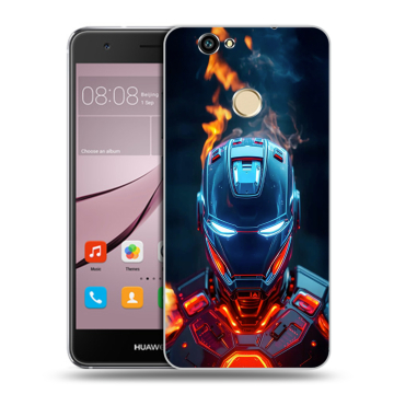 Силиконовый противоударный чехол на Huawei Nova с принтом IronMan Железный человек
