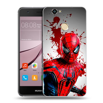 Силиконовый противоударный чехол на Huawei Nova с принтом Spiderman Человек паук