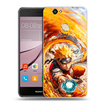 Силиконовый противоударный чехол на Huawei Nova с принтом Аниме Наруто Naruto