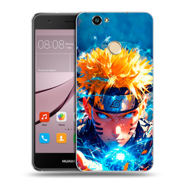 Силиконовый противоударный чехол на Huawei Nova с принтом Аниме Наруто Naruto