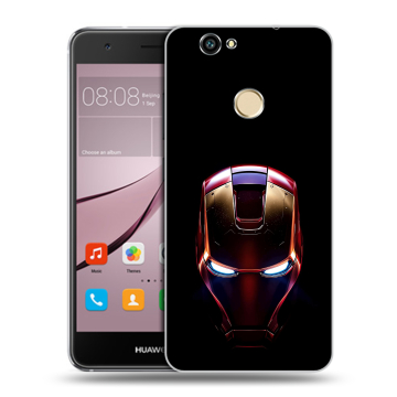 Силиконовый противоударный чехол на Huawei Nova с принтом IronMan Железный человек