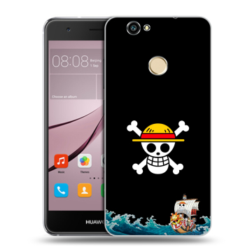 Силиконовый противоударный чехол на Huawei Nova с принтом One Piece Ван Пис