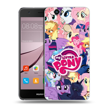 Силиконовый противоударный чехол на Huawei Nova с принтом My little pony Дружба чудо