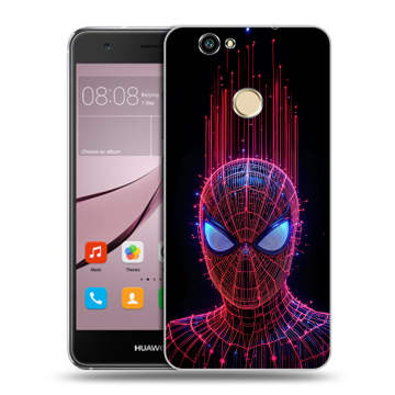 Силиконовый противоударный чехол на Huawei Nova с принтом Spiderman Человек паук