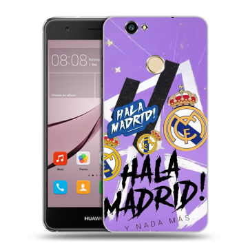 Силиконовый противоударный чехол на Huawei Nova с принтом Real Madrid Реал Мадрид