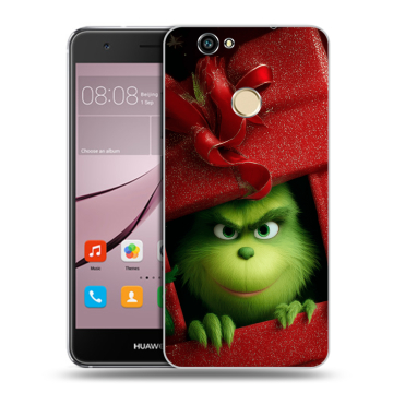 Силиконовый противоударный чехол на Huawei Nova с принтом Новый год