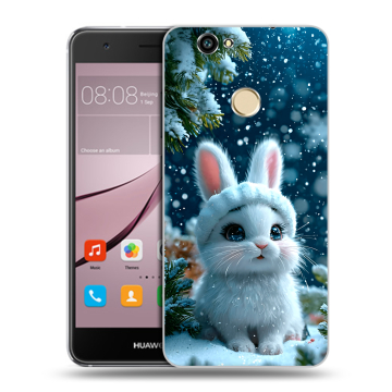 Силиконовый противоударный чехол на Huawei Nova с принтом Новый год