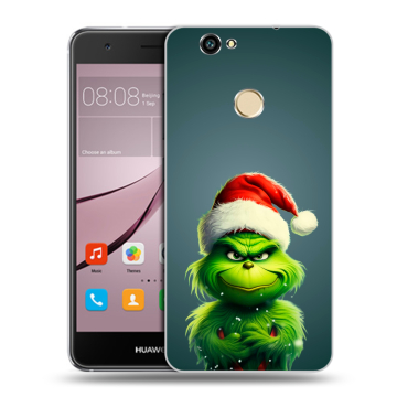 Силиконовый противоударный чехол на Huawei Nova с принтом Новый год