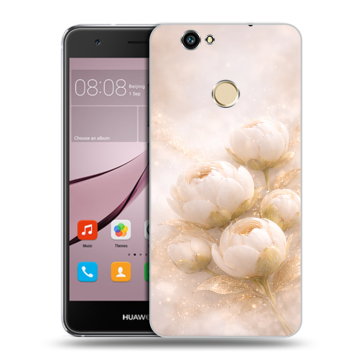 Силиконовый противоударный чехол на Huawei Nova с принтом женский