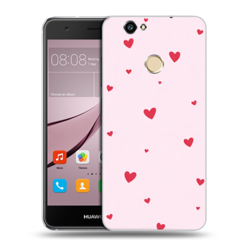 Силиконовый противоударный чехол на Huawei Nova с принтом для девочек