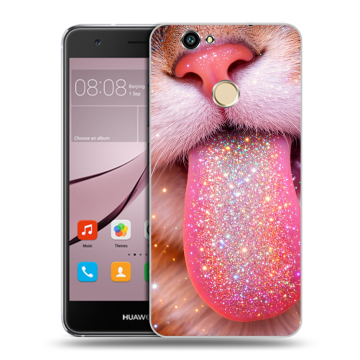 Силиконовый противоударный чехол на Huawei Nova с принтом для девочек