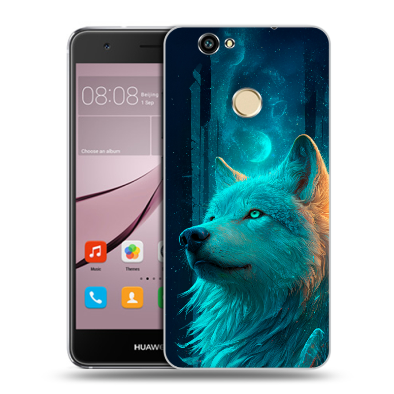 Силиконовый противоударный чехол на Huawei Nova с принтом бабочки саккура Силиконовый противоударный чехол на Huawei Nova с принтом бабочки саккура