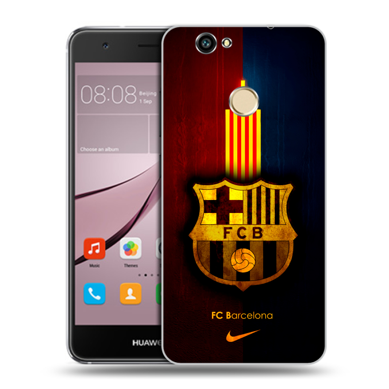 Силиконовый противоударный чехол на Huawei Nova с принтом Барселона Barcelona Силиконовый противоударный чехол на Huawei Nova с принтом Барселона Barcelona