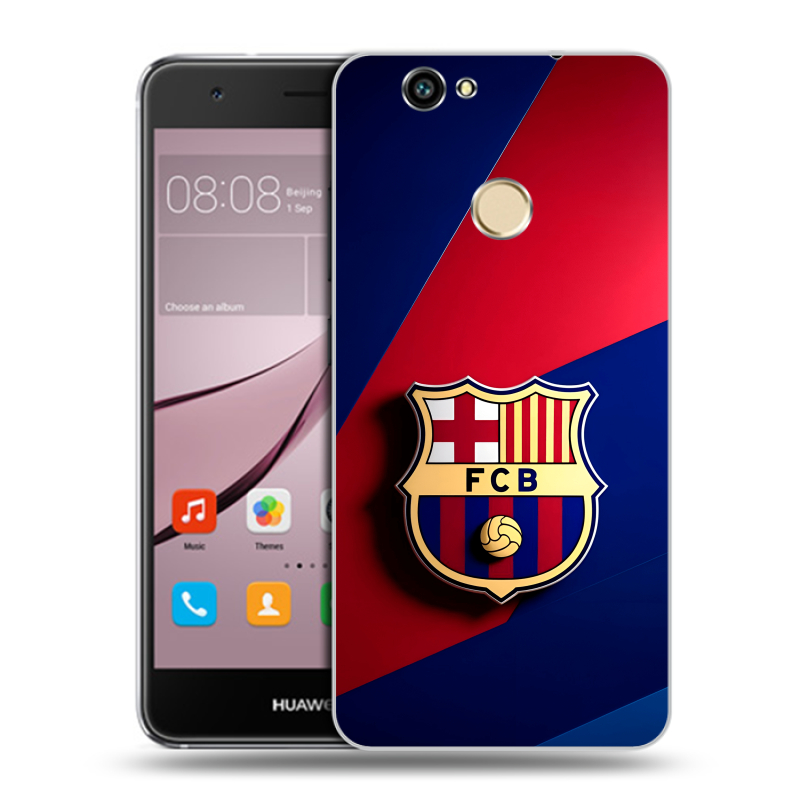 Силиконовый противоударный чехол на Huawei Nova с принтом Барселона Barcelona Силиконовый противоударный чехол на Huawei Nova с принтом Барселона Barcelona