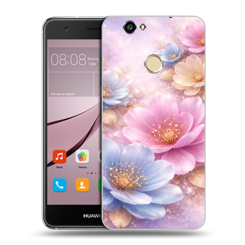 Силиконовый противоударный чехол на Huawei Nova с принтом женский Силиконовый противоударный чехол на Huawei Nova с принтом женский